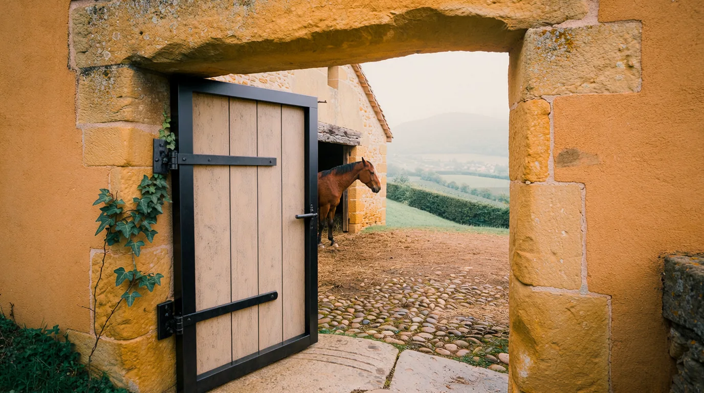 Entrée, Haras de Bressac, centre équestre à —